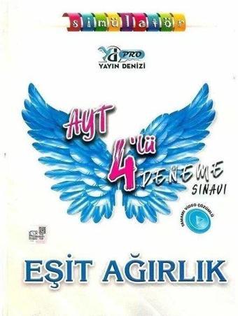 AYT Eşit Ağırlık Pro Deneme 4'lü - Yayın Denizi Yayınları