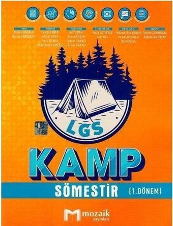 8.Sınıf LGS Kamp Sömestır 1. Dönem - Kolektif  - Mozaik - Ders Kitapları