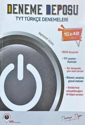 TYT Türkçe 15x40 Deneme - Kolektif  - Deneme Deposu