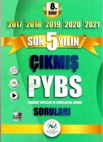 8.Sınıf PYBS Son 5 Yıl Çıkmış Sorular - Av Yayınları