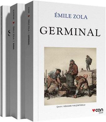 Emile Zola Seti - 3 Kitap Takım - Emile Zola - Can Yayınları