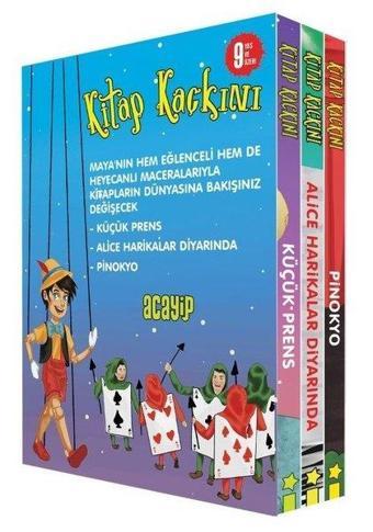 Kitap Kaçkını Seti - 3 Kitap Takım - Kutulu - Mehtap Soyuduru - Acayip