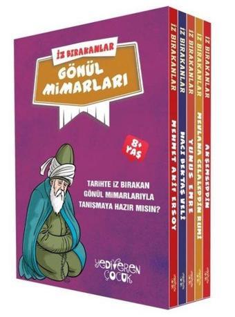 İz Bırakanlar - Gönül Mimarları Seti - 5 Kitap Takım - Eda Bayrak - Yediveren Çocuk