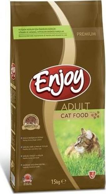 Enjoy Tavuklu Yetişkin Kedi Maması 15 Kg