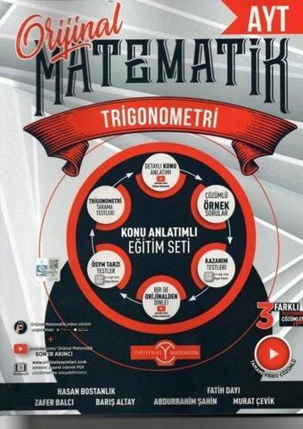 2023 AYT Matematik Trigonometri Konu Anlatımlı Eğitim Seti - Kolektif  - Orijinal Yayınları