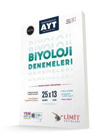 AYT 25'li Biyoloji Deneme - Selin Akay Yenilmez - Limit Yayınları