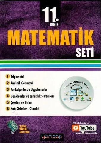 2022 11.Sınıf Matematik Set - Kolektif  - Yarı Çap Yayınları