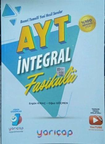 2022 AYT İntegral Fasikülü - Kolektif  - Yarı Çap Yayınları