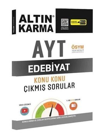 AYT Edebiyat Konu Konu Çıkmış Sorular - Kolektif  - Altın Karma Yayınları