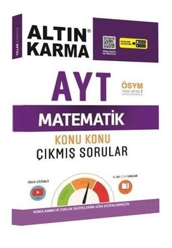 AYT Matematik Konu Konu Çıkmış Sorular - Kolektif  - Altın Karma Yayınları