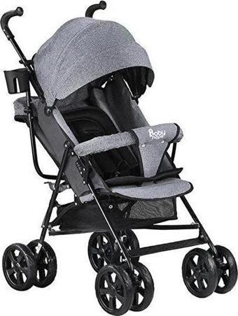 Babyhope Sa-7 Tam Yatar Baston Bebek Arabası Gri 04SA790