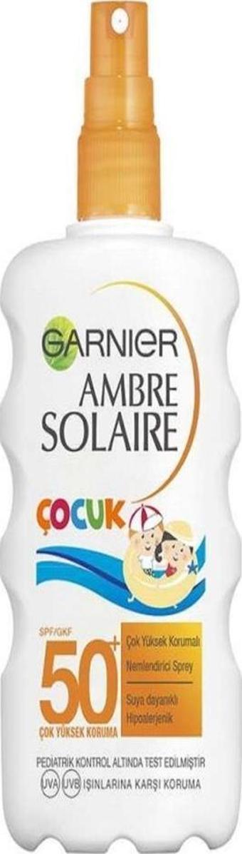 Garnier Ambre Solaire Sensitive Advanced 50 Faktör Çocuk Güneş Spreyi 200 ml En Popüler 6. Güneş Losyonu