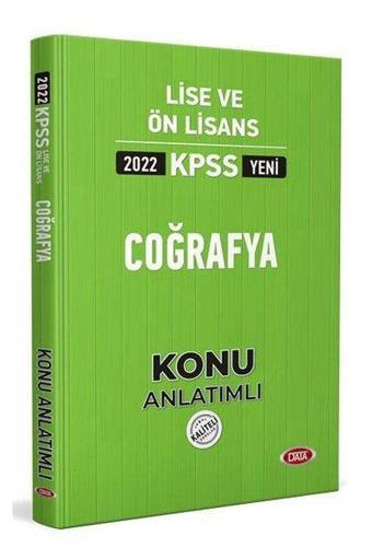 2022 KPSS Lise Ön Lisans Coğrafya Konu Anlatımlı - Kolektif  - Data Yayınları - Ders Kitapları