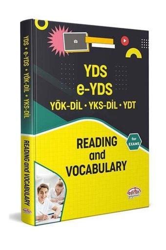 YDS e-YDS YÖK-DİL YKS-DİL YDT Reading and Vocabulary - Kolektif  - Editör