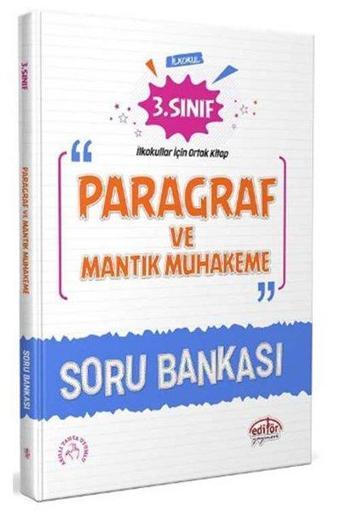 3.Sınıf Paragraf ve Mantık Muhakeme Soru Bankası - Kolektif  - Editör