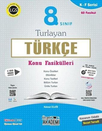 8.Sınıf Turlayan Türkçe Konu Fasikülleri - Kolektif  - Üçgen Akademi