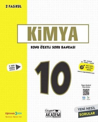 10.Sınıf Kimya Konu Özetli Soru Bankası - 3 Fasikül - Üçgen Akademi