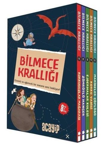 Bilmece Krallığı Seti - 5 Kitap Takım - Kutulu - Ebru Tulum - Acayip