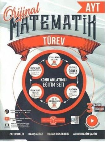 2023 AYT Matematik Türev Konu Anlatımlı Eğitim Seti - Kolektif  - Orijinal Yayınları