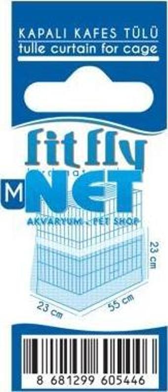 Fit Fly Kapalı Kafes Tülü Medium Boy 23x55x23h 