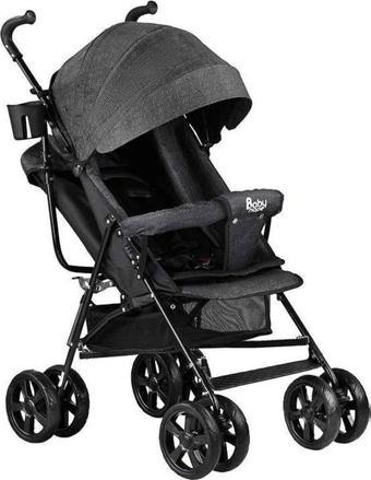 Babyhope Sa-7 Tam Yatar Baston Bebek Arabası Siyah 04SA750