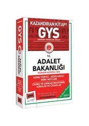 2023 Adalet Bakanlığı Mübaşir Kadrosu İçin Konu Özetli Açıklamalı Ders Notları Çıkmış ve Çıkması Muh - Kolektif  - Yargı Yayınları