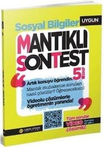 5.Sınıf Sosyal Bilgiler Mantıklı Son Test - Kolektif  - Sadık Uygun