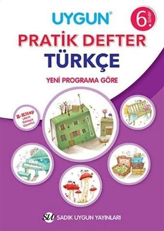 6.Sınıf Türkçe Pratik Defter - Kolektif  - Sadık Uygun