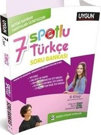 7.Sınıf Türkçe Spotlu Soru Bankası + Kavram Haritaları - Kolektif  - Sadık Uygun