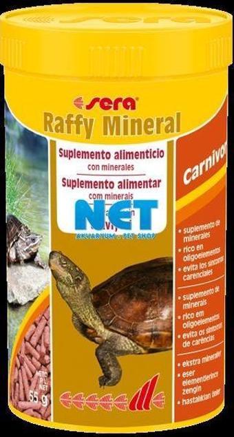 Sera Raffy Mineral 250 ml.  Orjinal Kutusunda Kaplumbağa Yemi 55 gr