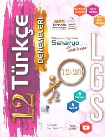 8.Sınıf LGS 1.Dönem Türkçe 12 Deneme - 2023 Özel Baskı - Kolektif  - Tanım Yayınları