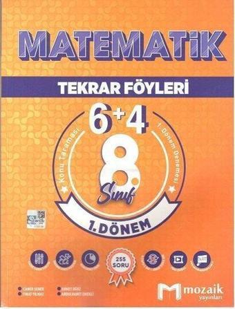 8.Sınıf LGS 1.Dönem Matematik 6+1 Tekrar Föyleri - 2023 Özel Baskı - Kolektif  - Mozaik - Ders Kitapları