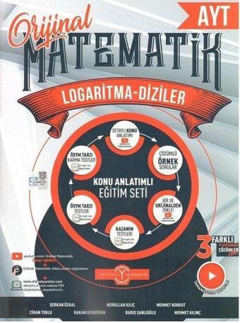 2023 AYT Logaritma Diziler Konu Anlatımlı Eğitim Seti - Orijinal Yayınları