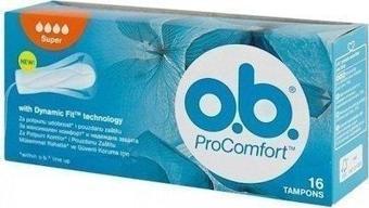 O.b. Procomfort Super Tampon 16'lı