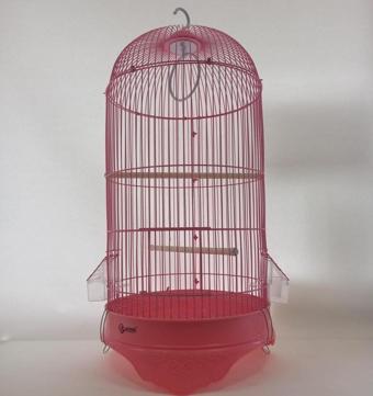 Dayang Pembe Silindir Kafes 33,3X33,3X70 CM 