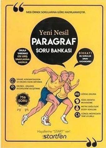 8. Sınıf Yeni Nesil Paragraf Soru Bankası - Kolektif  - Startfen Yayınları