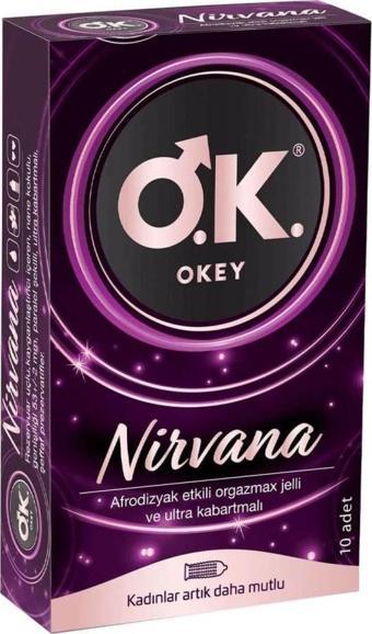 Okey Nirvana 10 Adet Prezervatif