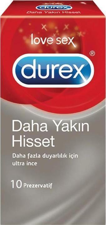 Durex Daha Yakın Hisset 10 Adet Prezervatif