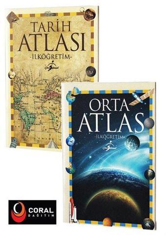 İlköğretim Tarih Atlası ve Orta Atlas Seti - 2 Kitap Takım - Kolektif  - Coral Dağıtım