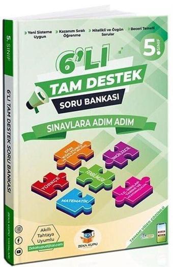 5. Sınıf LGS 6'lı Tam Destek Soru Bankası - Zeka Küpü Yayınları