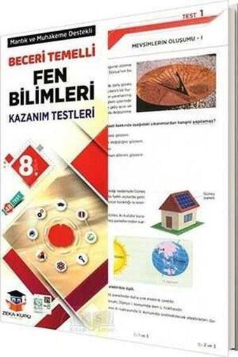 8. Sınıf Beceri Temelli Fen Bilimleri Kazanım Testleri - Kolektif  - Zeka Küpü Yayınları