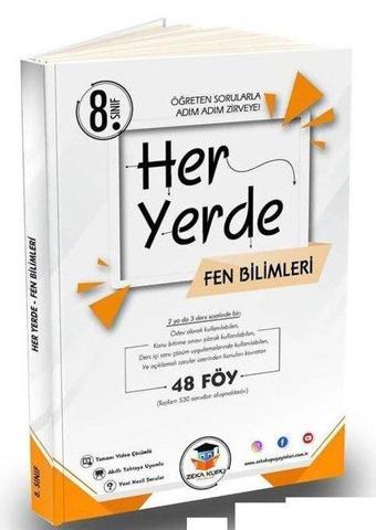 8. Sınıf Her Yerde Fen Bilimleri 48 Föy - Kolektif  - Zeka Küpü Yayınları