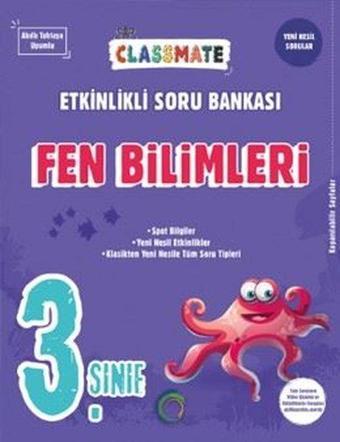 3. Sınıf Classmate Fen Bilimleri Etkinlikli Soru Bankası - Ebru Ölmez - Okyanus Eğitim