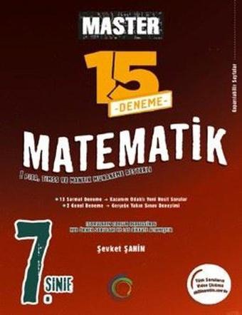 7. Sınıf Master 15 Matematik Denemesi - Kolektif  - Okyanus Eğitim