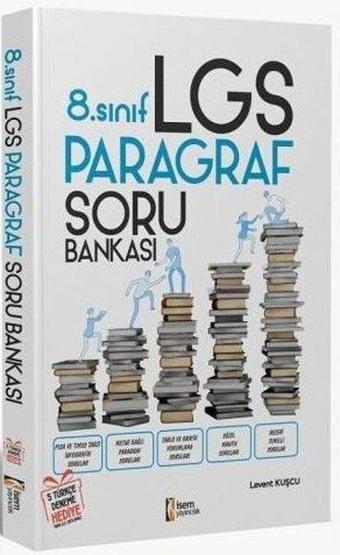 2024 8.Sınıf LGS Paragraf Soru Bankası + 5 Deneme - Kolektif  - İsem Yayıncılık - Ortaokul