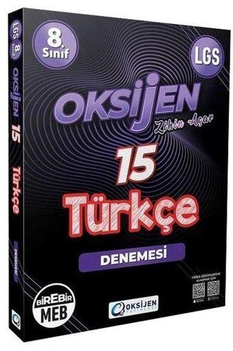 8. Sınıf Türkçe 15'li Deneme - Kolektif  - Oksijen Yayınları - Eğitim