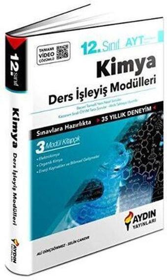 12. Sınıf  Kimya Ders İşleyiş Modülleri - Kolektif  - Aydın Yayınları-Eğitim