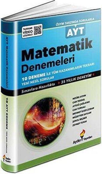 AYT Matematik 10 Deneme - Kolektif  - Aydın Yayınları-Eğitim