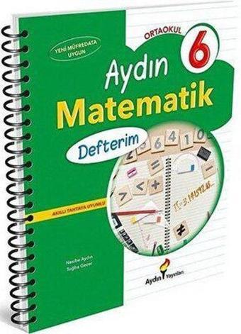 6. Sınıf Matematik Defterim - Aydın Yayınları-Eğitim