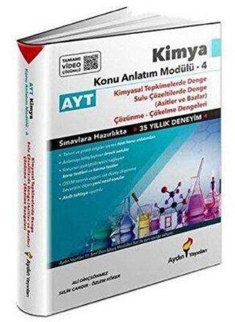 AYT Kimya Konu Anlatım Modülü 4 (Kimyasal Tepkimelerde Denge) - Aydın Yayınları-Eğitim